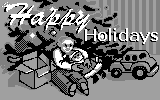 Happy Holidays Cybiko game intro image