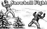Snowball Fight Cybiko game intro image