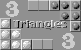 Triangles 3 Cybiko game intro image